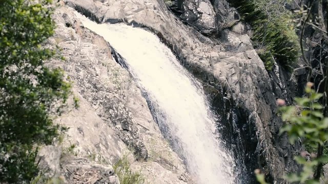 Cedar Creek Waterfall in slow motion
