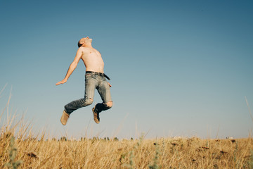 Active recreation of an old man. Lifestyle.