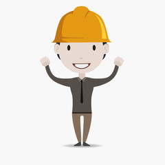 Worker concept illustration