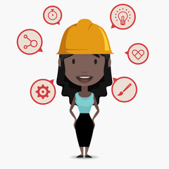 Worker concept illustration