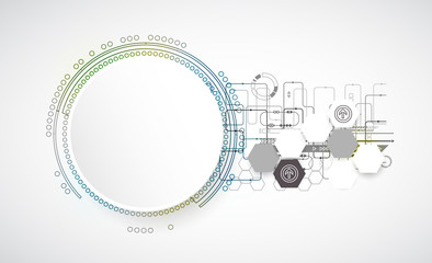 New technology business background.