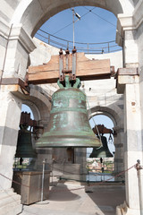 Obraz premium Bell at the top of Pisa Tower