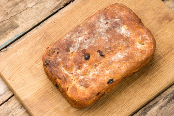 Loaf of unleavened wheat bread