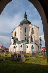 Fototapeta premium Pilgrimage church. John of Nepomuk
