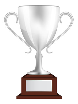 Silver Second Place Trophy Cup