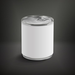 blank aluminum can