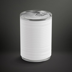 blank aluminum can