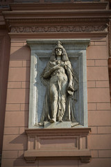Obraz premium statue of a sphinx at the Cairo museum