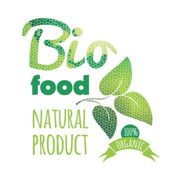 Eco Labels Bio template. Ecology theme.