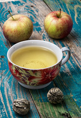 Cup of apple tea