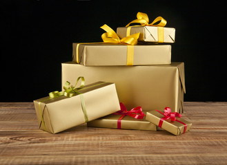 boxes with gifts