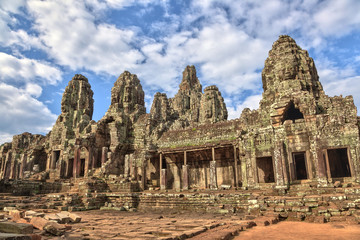 Bayon Temple at Angkor Wat, Siem Reap Cambodia