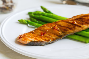 Grilled Chilli Salmon