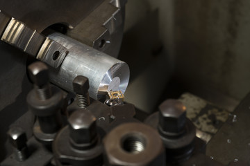 Aluminium metal Lathe