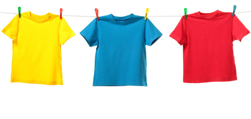 Colorful shirts