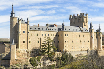 Fototapeta na wymiar The Alcazar of Segovia (Spain)