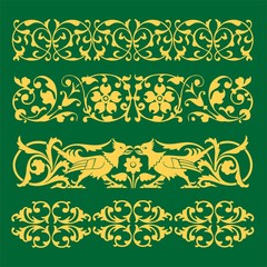 Obraz premium mittelalterliche Ornamente - Middle Ages Ornaments