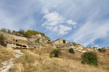 Ancient fortress of Calais in Crimea