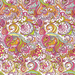 Fototapeta na wymiar Abstract doodles pattern