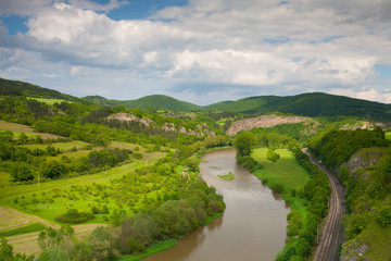Fototapeta na wymiar View of the valley