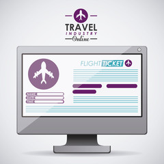 Travel icon design
