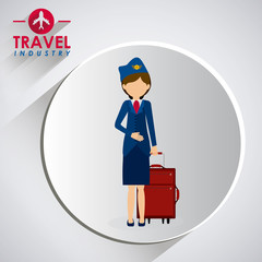 Travel icon design