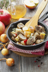 Kidneys beef in cider