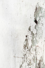 Background with grunge old wooden wall with flaking paint