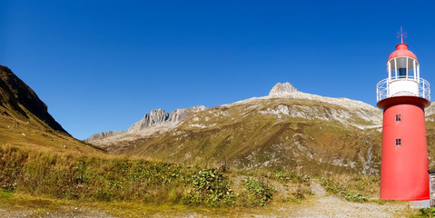 Swiss Alps, Lighthouse of Oberalp pass