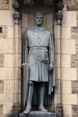 Fototapeta premium Robert the Bruce statue in Edinburgh scotland