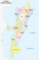 florianopolis district map