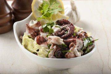 Octopus salad