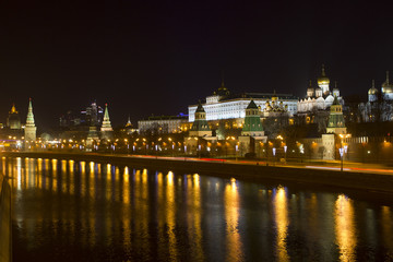 Fototapeta na wymiar Kremlin embankment. Russia. Moscow