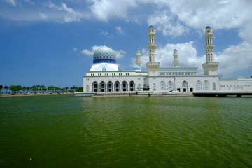 Kota Kinabalu City Floating Mosque, Sabah, Borneo