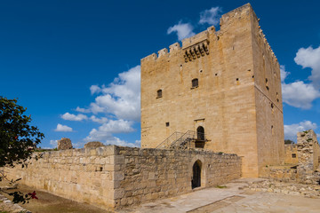 Fototapeta na wymiar kolossi castle cyprus