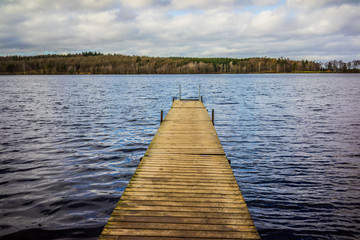 Jetty, wooden pier in daylight