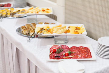 Buffet style food