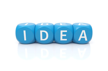 Idea Würfel blau