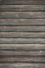 Detail on old wooden wall