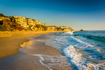 Evening light at Victoria Beach, in Laguna Beach, California. © jonbilous