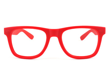 Fototapeta premium red eyeglasses