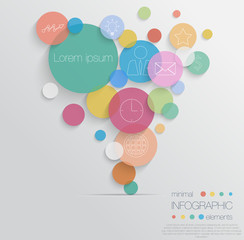 Mininal infographic design-EPS10