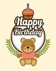 Happy birthday design