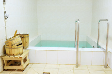 Pool in the sauna