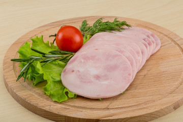 Sliced ham
