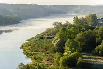 A beautiful summer morning over the Nemunas river.