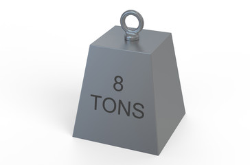 weight,  8 tons