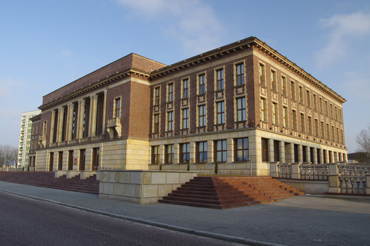 The palace of Zaglebie culture,Dabrowa Gornicza, Silesia, Poland