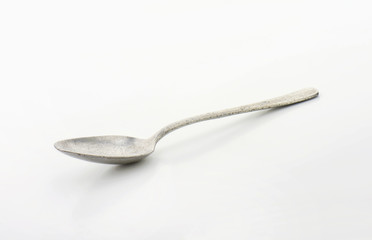 Old metal spoon