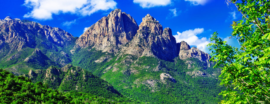 Impressive Mountains Landscapes Of Corsica